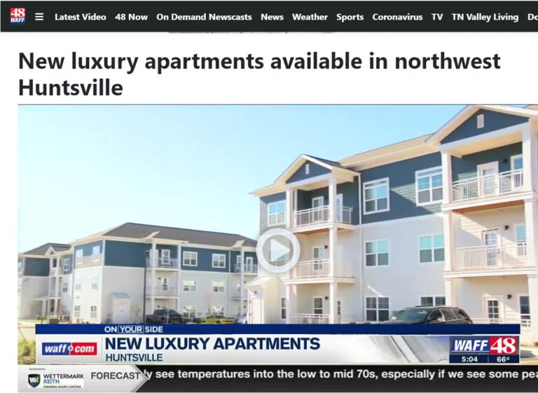 Anthem Apartments Featured on WAFF48 News
